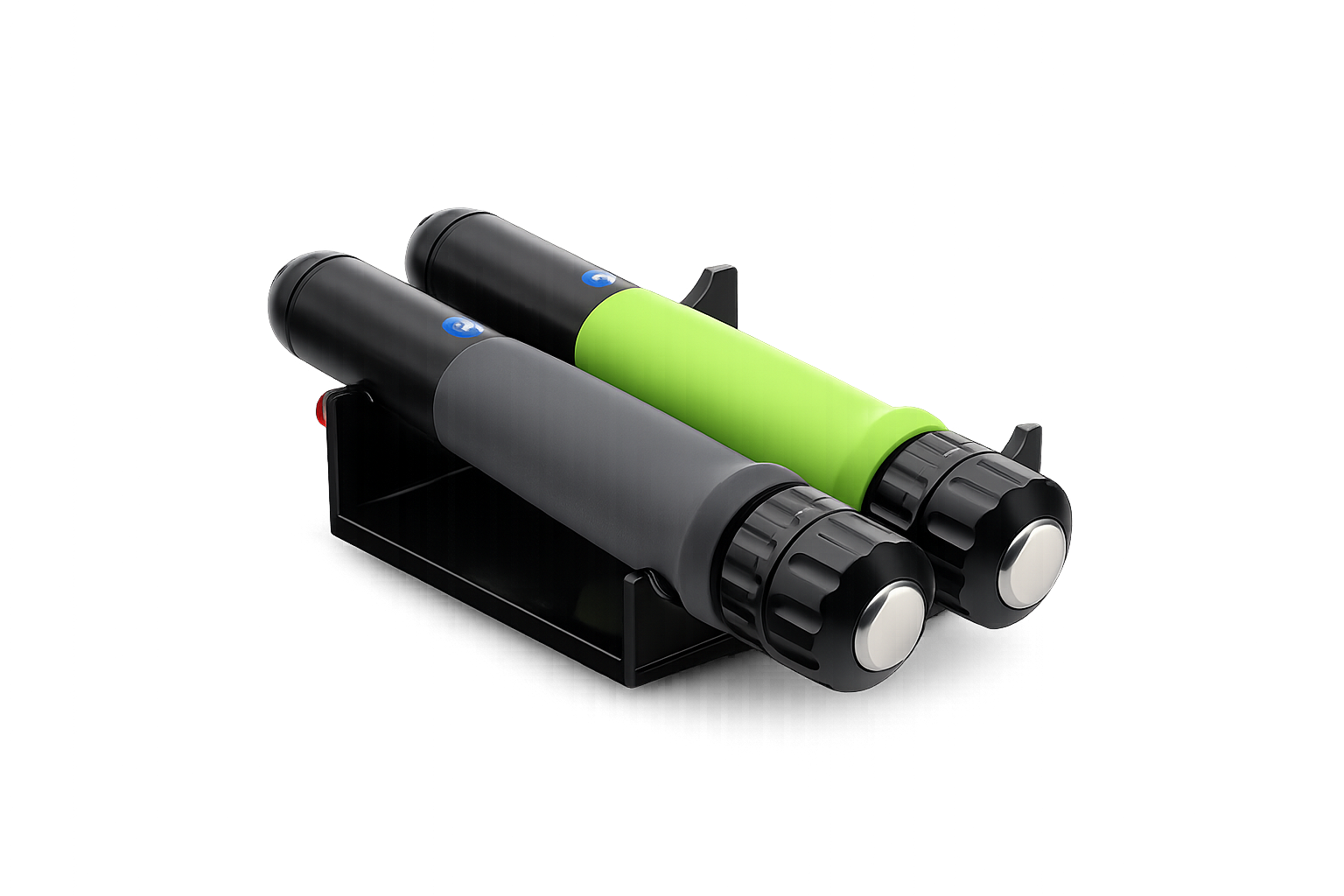MasterPuls ONE SPARROW radial shockwave handpiece with green grip